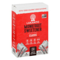 Lakanto Sweetener, Monkfruit, with Erythritol, Classic, 30 Each
