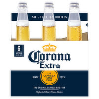 Corona Extra Beer Bottles, 6 Each