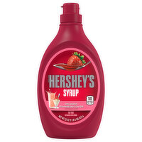 Hershey's Syrup, Fat Free, Strawberry Flavor, 22 Ounce