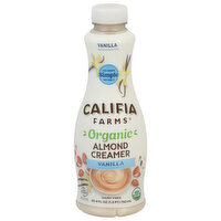 Califia Farms Organic Almond Creamer Vanilla, 25.4 Ounce