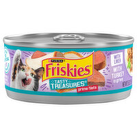 Friskies Gravy Wet Cat Food, Tasty Treasures With Turkey & Liver, 5.5 Ounce