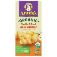 Annie's Organic Shells & Real Aged Cheddar Mac & Cheese, 6 Ounce