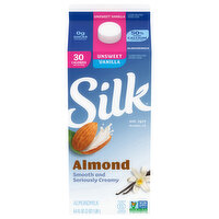 Silk Unsweetened Vanilla Almond Milk, 64 Ounce
