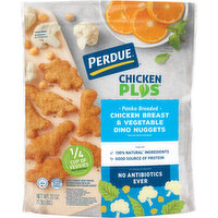 Perdue Chicken Plus Panko Breaded Chicken Breast & Vegetable Dino Nuggets, 22 Ounce