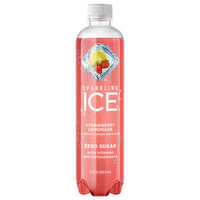 Sparkling Ice Strawberry Lemonade Sparkling Water, 17 Ounce