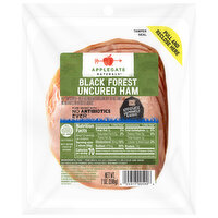 Applegate Uncured Black Forest Ham, 7 Ounce