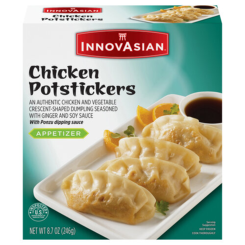 InnovAsian Cuisine Chicken Potstickers Frozen Appetizer