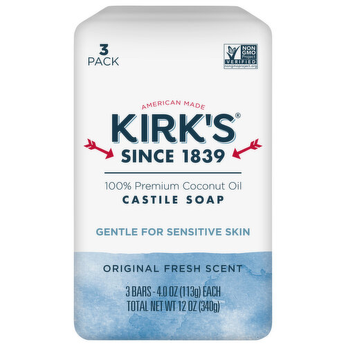 Kirk's Original Fresh Scent Gentle Castile Soap