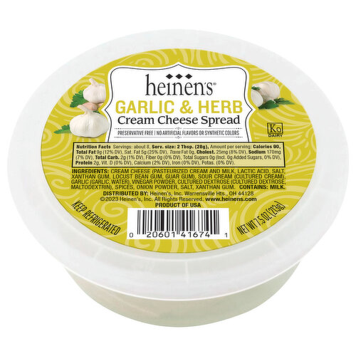 Heinen's Garlic & Herb Cream Cheese