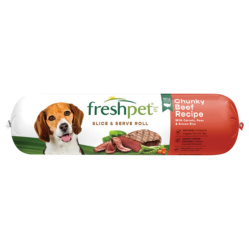 Freshpet Select Chunky Beef Vegetable & Rice Roll