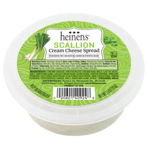 Heinen's Scallion Cream Cheese