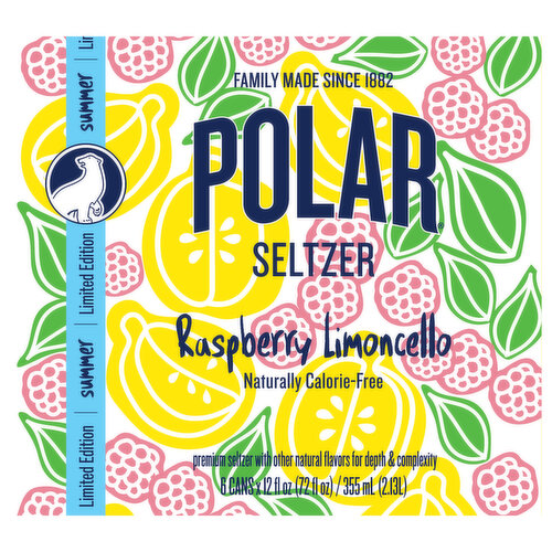 Polar Raspberry Limoncello Seltzer