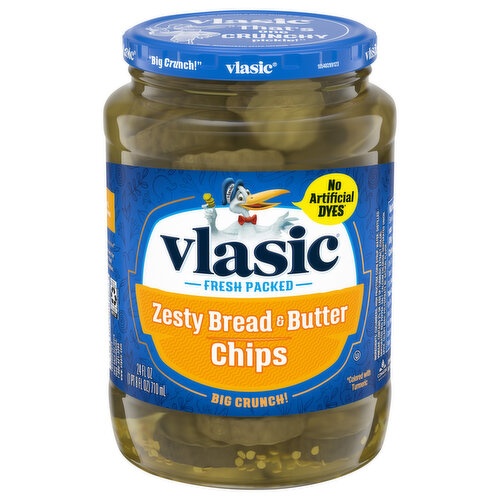 Vlasic Bread & Butter Chips, Zesty