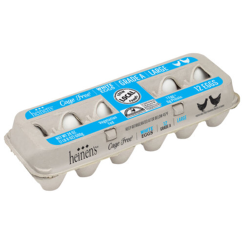 Heinen's Cage Free Grade A Large White Eggs