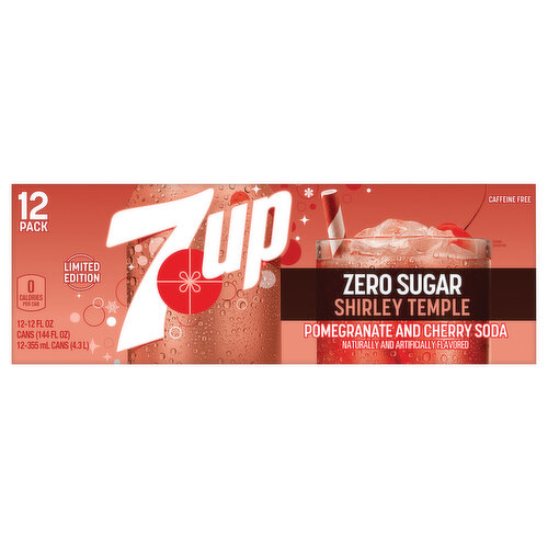 7Up Zero Sugar Shirley Temple