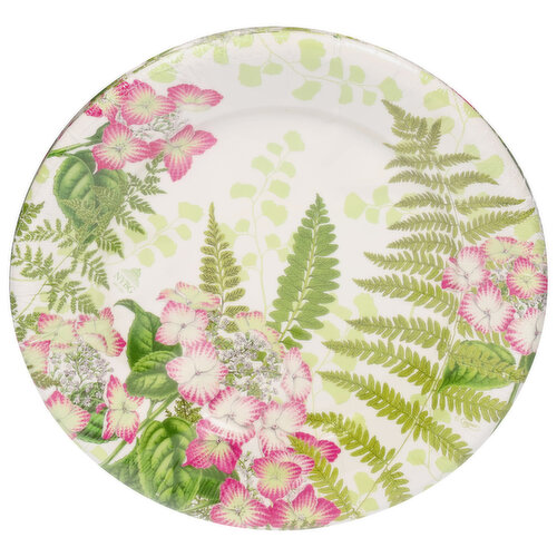 Caspari Fern Garden Salad Plate