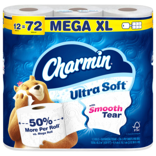 Charmin Mega XL Roll Ultra Soft