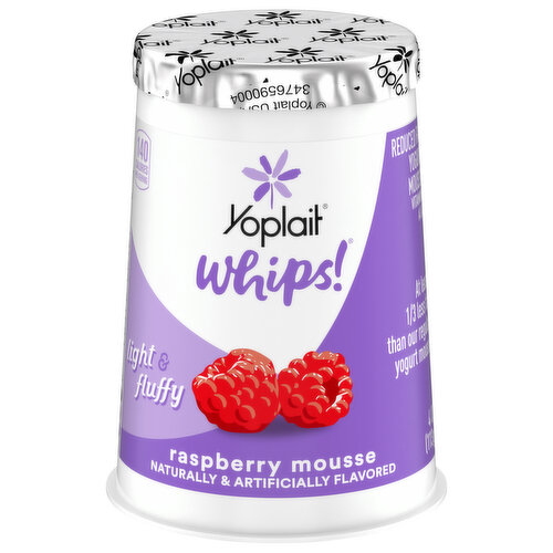 Yoplait Whips! Raspberry Mousse Low-Fat Yogurt