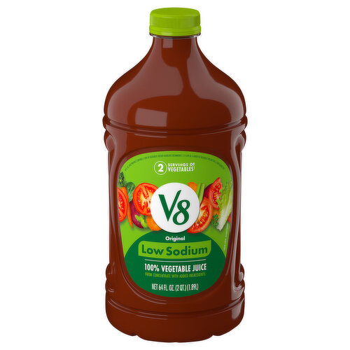 V8 100% Vegetable Juice Low Sodium 100% Vegetable Juice