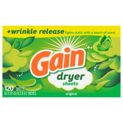 Gain Dryer Sheet Original