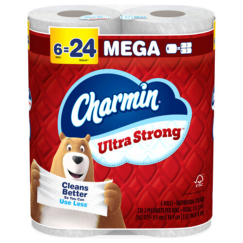 Charmin Ultra Strong Mega Bath Tissue Roll
