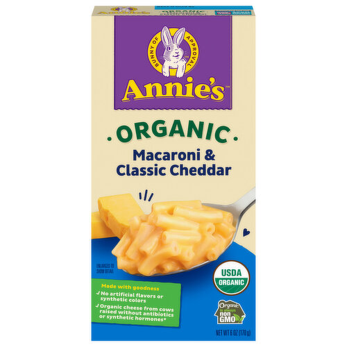 Annie's Organic Classic Cheddar Mac & Cheese
