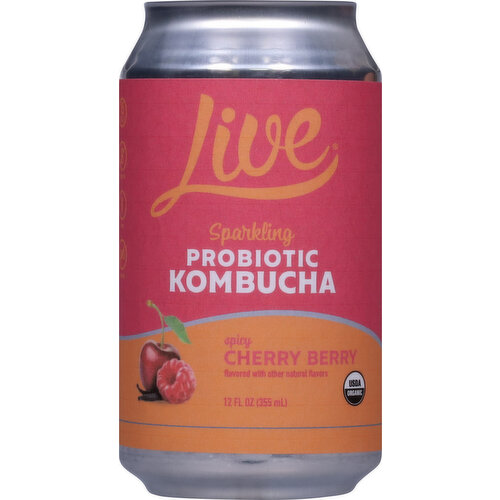 Live Kombucha Spicy Cherry Berry