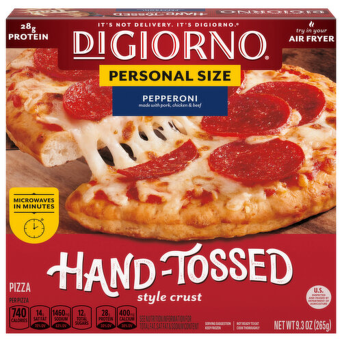 DiGiorno Personal Size Pepperoni Traditional Crust Frozen Pizza