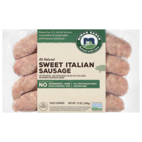 Niman Ranch Italian Sausage, Sweet