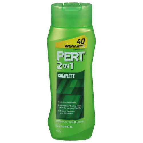 Pert Shampoo & Conditioner, 2 in 1, Classic Clean, for Normal Hair