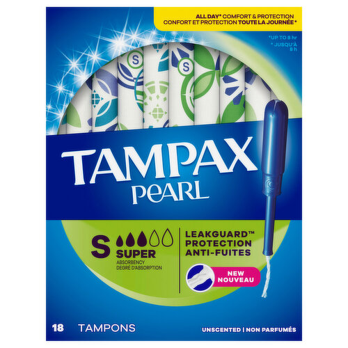 Tampax Pearl Super Unscented