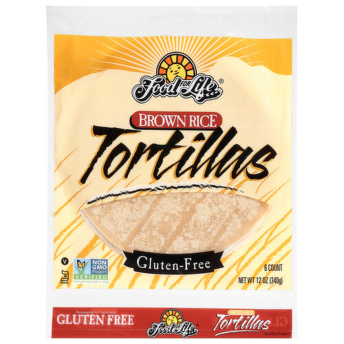 Food for Life Tortillas, Gluten-Free, Brown Rice