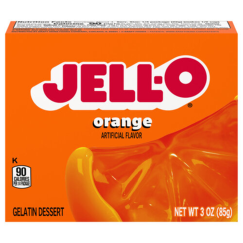 Jell-O Orange Gelatin Dessert Mix