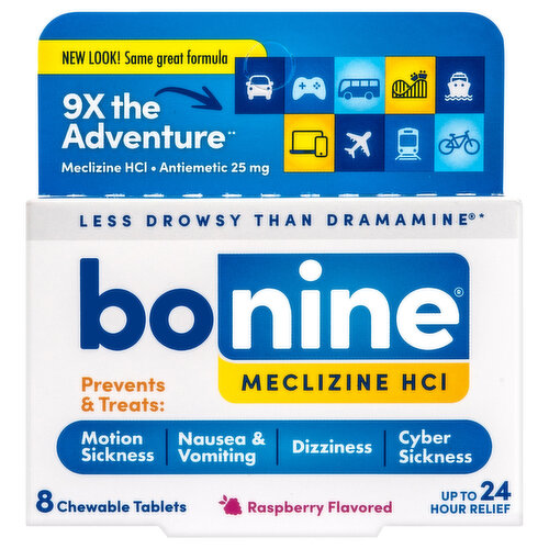 Bonine Motion Sickness Tablets