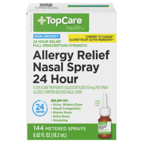 Topcare Fluticasone 50mcg Spray 24hr