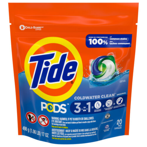 Tide Pods Liquid Laundry Detergent Pacs, Original