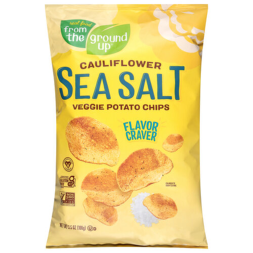 From the Ground Up Cauliflower Chips, Sea Salt