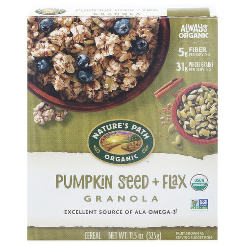 Nature's Path Pumpkin Seed Plus Flax Granola