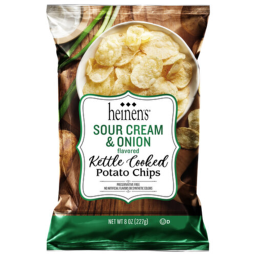 Heinen's Sour Cream & Onion Flavored Kettle Cooked Potato Chips