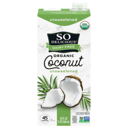 So Delicious Organic Unsweet Coconut Milk