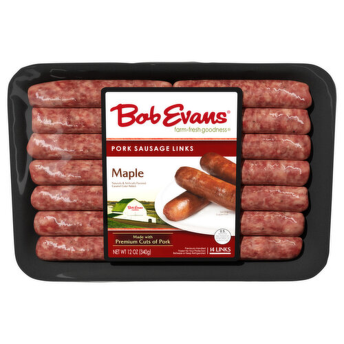Bob Evans Farms Sausage, Pork, Maple, Links