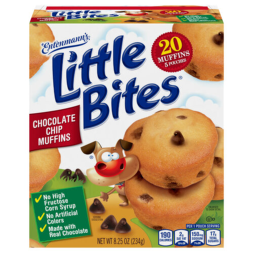 Entenmann's Entenmanns Little Bites Chocolate Chip Muffins