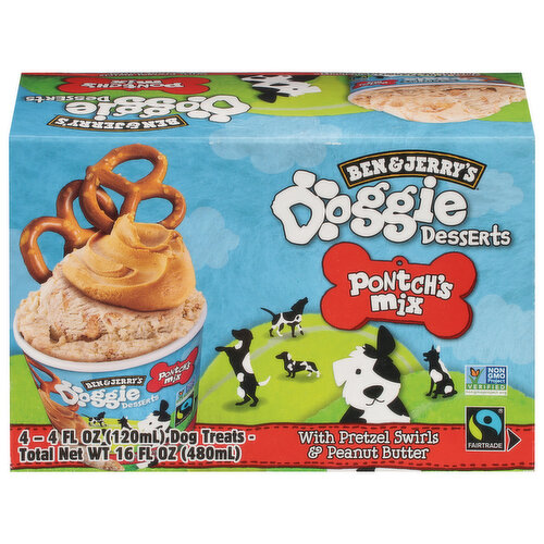 Ben & Jerry's Frozen Dog Treat Pontch's Mix