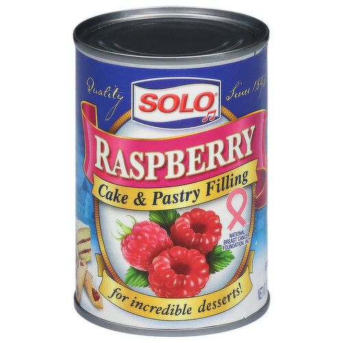 Solo Raspberry Cake and Pastry Filling