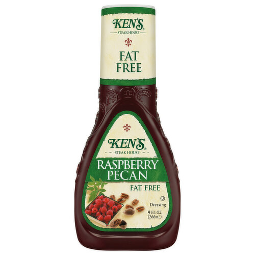 Ken's Steak House Dressing, Fat Free, Raspberry Pecan