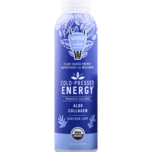 Garden of Flavor Cold-Pressed Aloe Collagen Energy Elixir