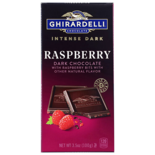 Ghirardelli Raspberry Radiance Intense Dark Chocolate Squares