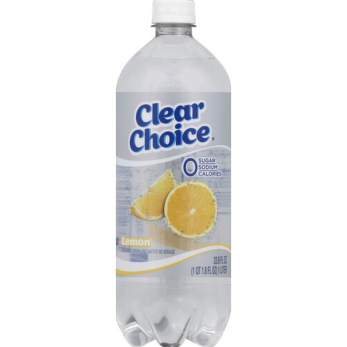 Clear Choice Ice Sparkling Water, Lemon