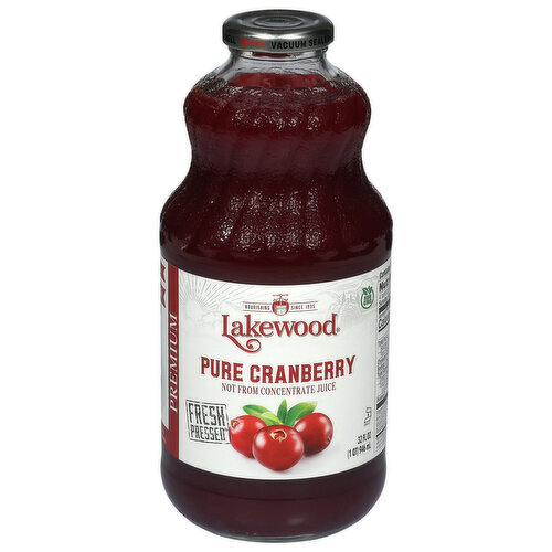 Lakewood Juice, Premium, Pure Cranberry