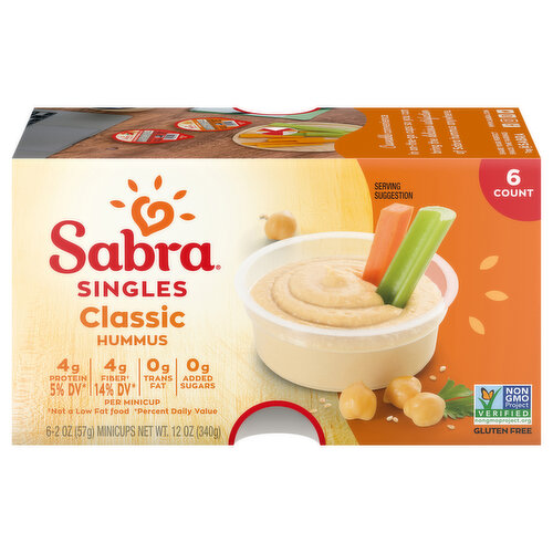 Sabra Singles Classic Hummus